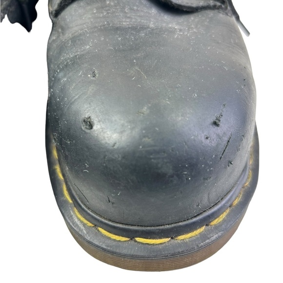 Dr. Martens Doc Shoes Mens 11 0071 Black Leather Anti-Static Steel Toe Work - Picture 3 of 14